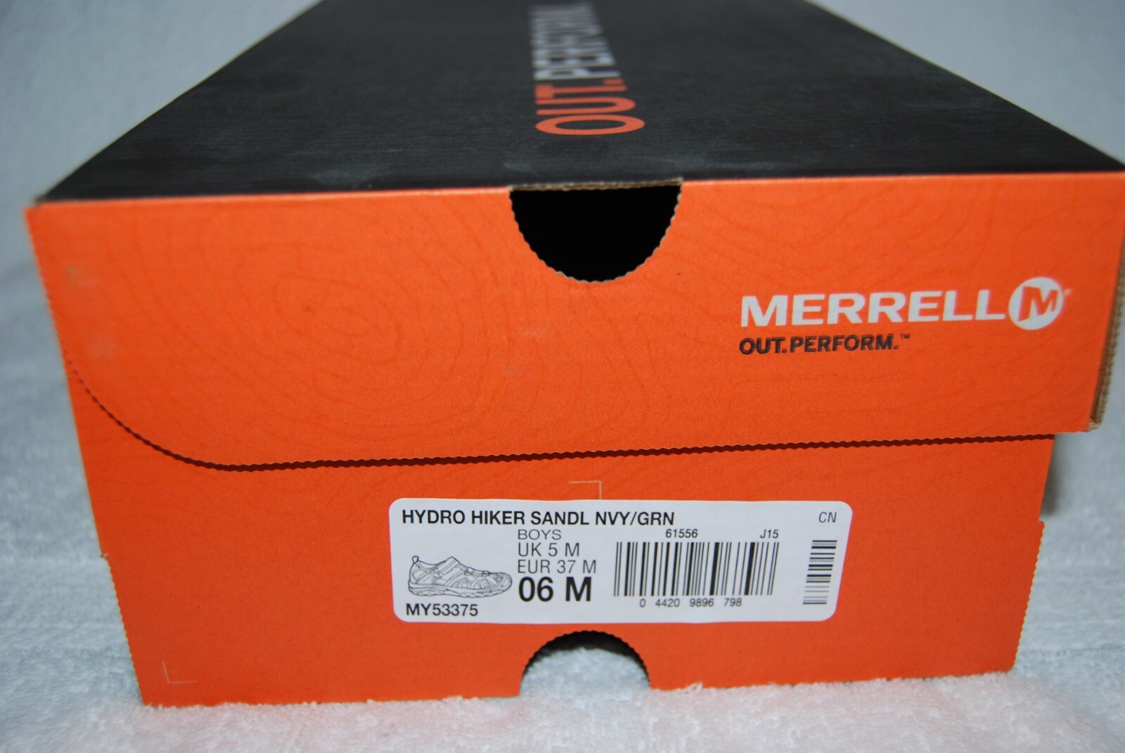 Sandali Merrell Hydro Hiker taglia 6M giovanili marina pescatore impermeabili punta chiusa