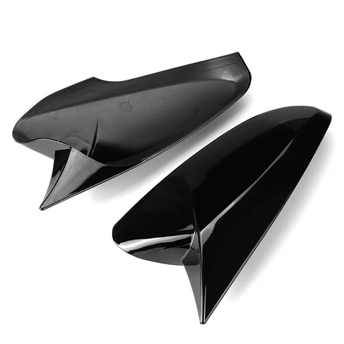 For Hyundai Veloster 2012-2017 2Pcs ABS Gloss Black Rearview Mirror Cover Caps - Bild 5 von 6
