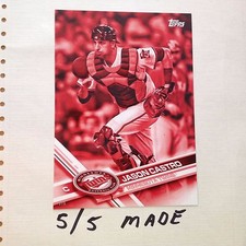 JASON CASTRO #MIN-11 Minnesota Twins 5/5 Made 2017 Topps 5X7 Red Version