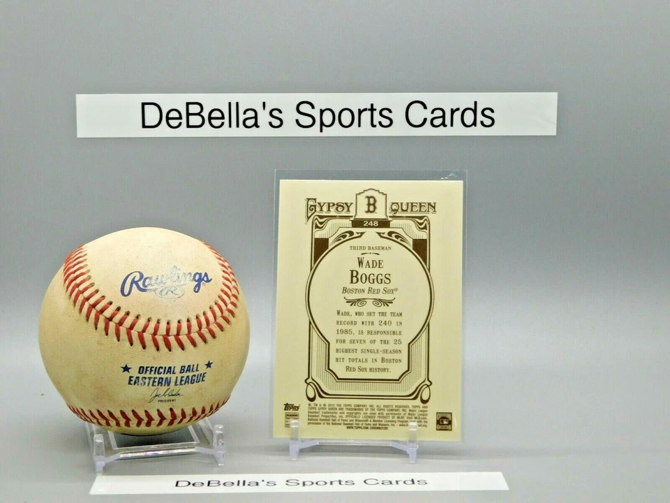 2012 Topps Gypsy Queen #248 Wade Boggs  - Image 2 of 2