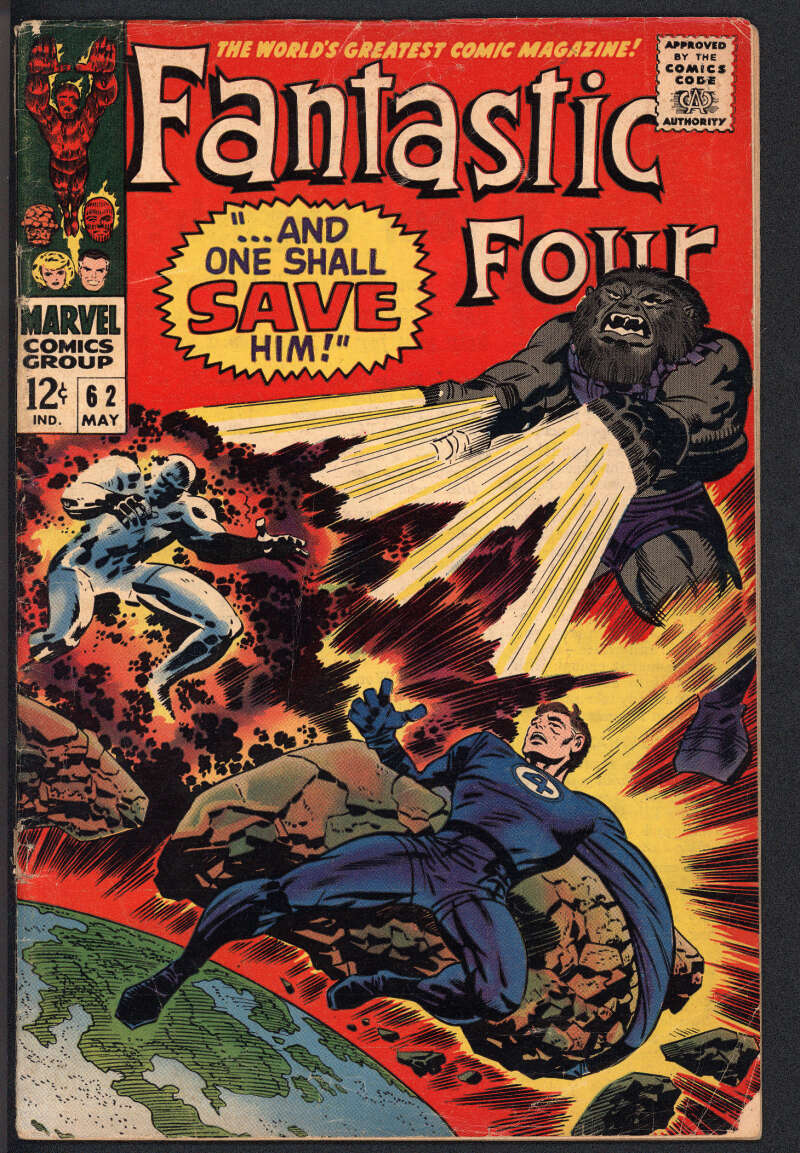 ファンタスティック・フォー #62 Blastaar初登場❗️アメコミリーフ FANTASTIC FOUR #62 3.0 // 1ST APPEARANCE BLASTAAR MARVEL