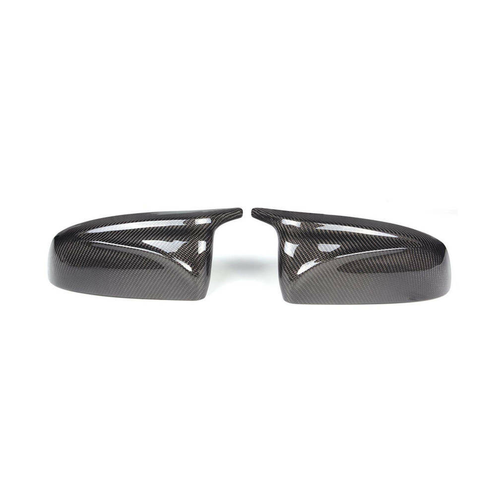 BDBO Carbon Fiber Look M Style Side Mirror Cover Caps For BMW X5 E70 / X6 E71 (2007-2013) - Left & Right