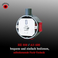 Einbau Funk Dimmer HE888 Funkdimmer 200W Einbaudimmer 433,92Hz Selbstlernend Ovp