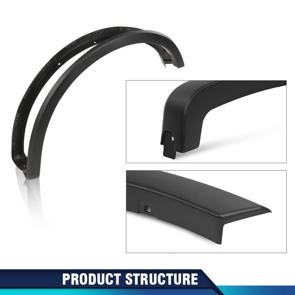 PIT66 Fender Flare, Compatible with 2014-2018 Chevy Silverado 1500/2015-2019 Chevy Silverado PIT66 Fender Flare, Compatible with 2014-2018 Chevy Silverado 1500/2015-2019 Chevy Silverado