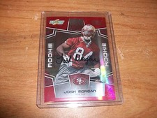(48) 2008 Press Pass Score Football Josh Morgan Rookie Auto Cards /30 49ers