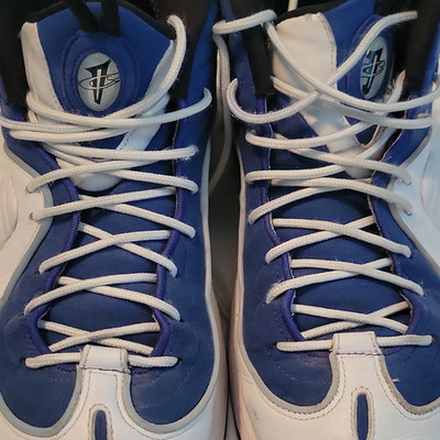 Nike Air Penny 2 Atlantic Blue vintage 2015 Basketball Shoes 333886-400 Leather