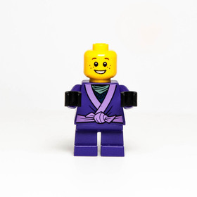 LEGO Ninjago Minifigure - Lil' Nelson, Dark Purple Robe (njo0263) 70589 Departed
