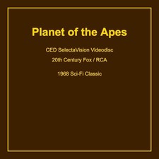 Planet of the Apes 1968 RCA SelectaVision CED Videodisc 20th Century Fox Heston