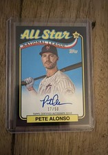 2024 Topps Update Series - 1989 Topps Baseball Autographs Pete Alonso Black /50