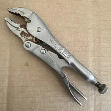 Petersen Dewitt Tools 7WR 7"Locking Vise Grip Pliers Made In USA Vintage
