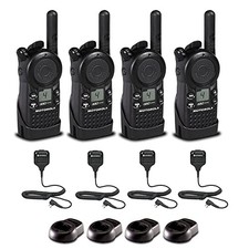 4 x Motorola CLS1410 UHF 1 W 4-Channel 2-Way Radio CLS1410  4 x HKLN4606