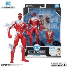 McFarlane DC Multiverse JLA SUPERMAN  RED  PLATINUM EDITION Plastic Man.