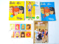 5 Vintage Barbie, Midge, Alan Fashion Booklets 1960's & 1990's