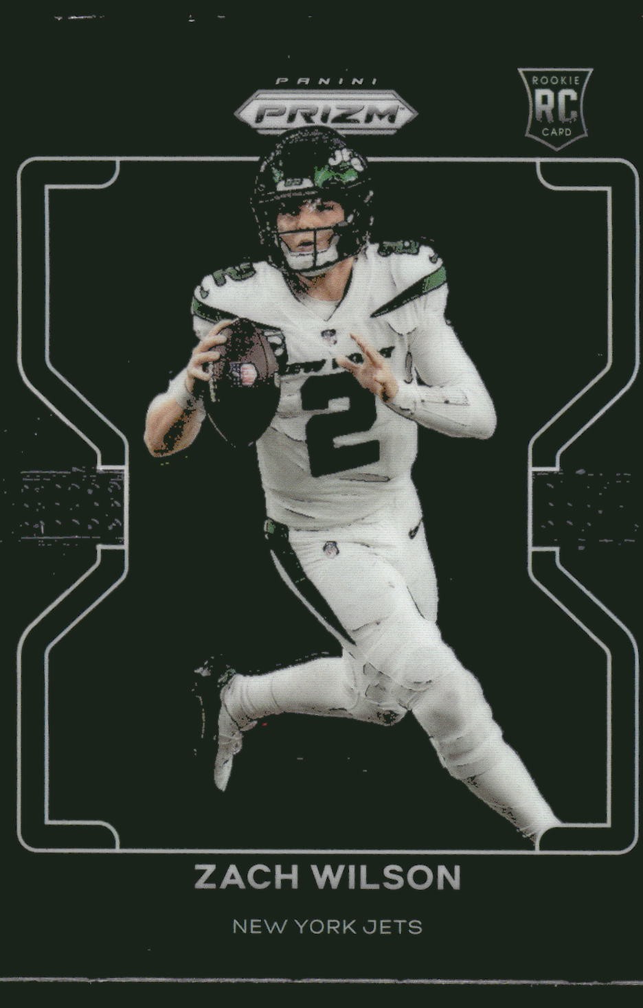 2021 Panini Chronicles #PB-2 Zach Wilson Prizm Black