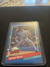 1991 Donruss Leaf - Highlights Nolan Ryan No Hits A’s  #BC-3