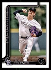 2025 Topps #444 Ryan Feltner Colorado Rockies