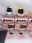 Set Of 5 Black Cat Life Diary Solid Ceramic Figures  — photo 2
