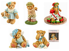 CHERISHED TEDDIES by ENESCO, HAND PAINTED, STONE RESIN, TEDDY BEAR FIGURINES