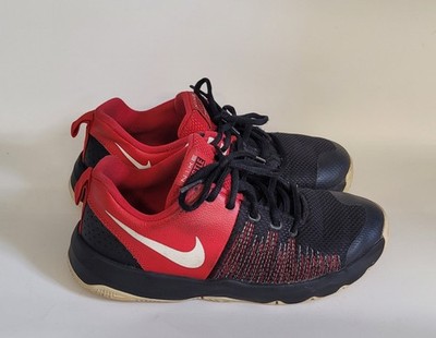 Nike Kyrie Flytrap 6 Boys Size 5.5Y Red Black Athletic Basketball Shoes Sneakers