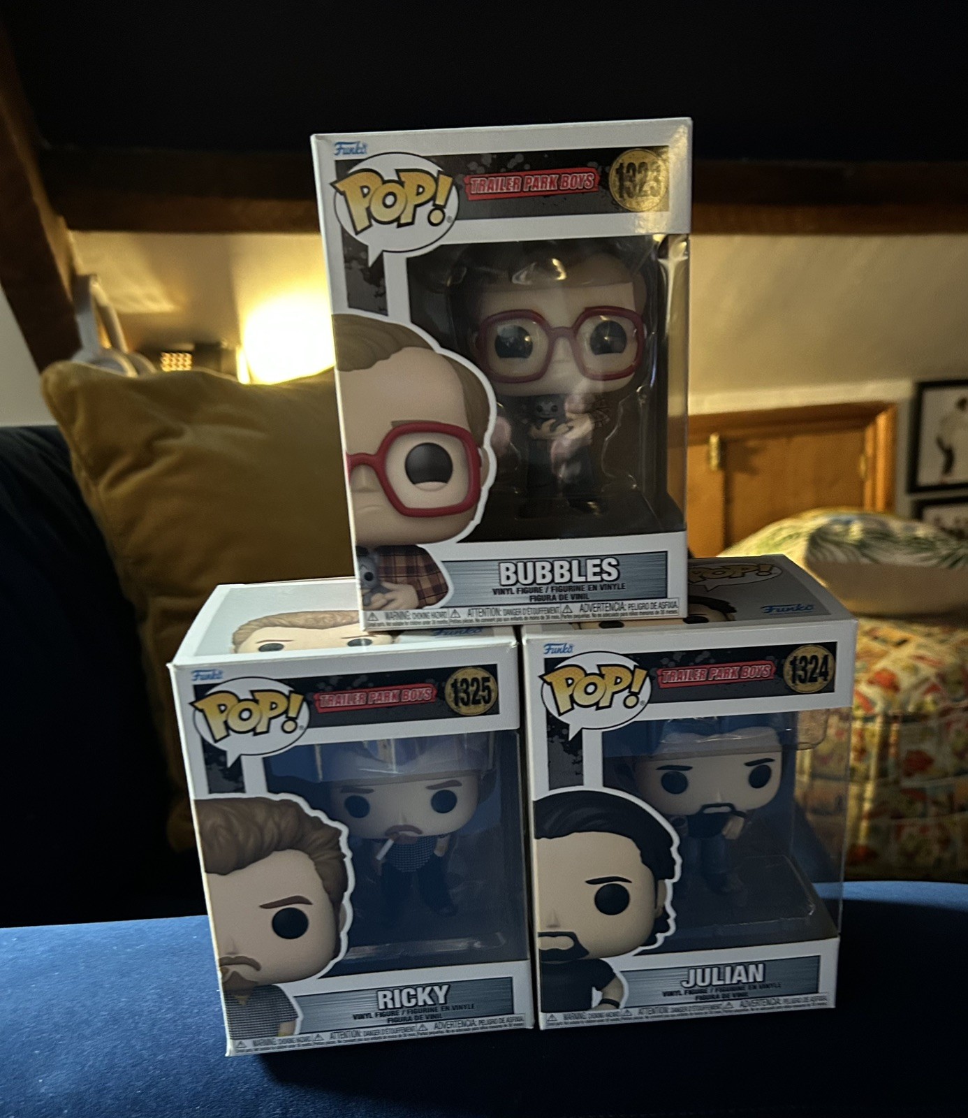 Funko POP! Juego de 3 figuras Trailer Park Boys Bubbles 1323 Julian 1324 Ricky 1325