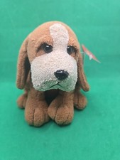 Russ Berrie Luv Pets BAILEY Basset Hound Puppy Dog VTG Brown Beanbag Plush Terry