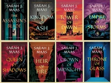 Throne of Glass 8 Books Complete Set By Sarah J. Maas NEW - PAPERBACKS