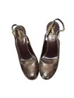Vintage Yves Saint Laurent YSL Snakeskin Platform Slingback Heels Stilettos 39.5 — photo 3