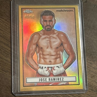 Jose Ramirez Gold Refractor /50 1951 Ringside - 2024 Topps Chrome Boxing TR-34