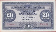 &Ouml;sterreich/Austria 20 Schilling P-107 (1944)