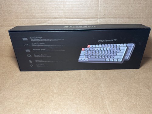 Keychron K12 60% Wireless Mechanical Keyboard RGB Backlight Aluminum Brown - Picture 2 of 8