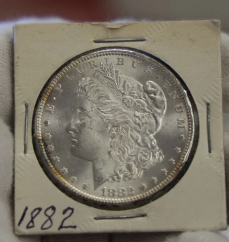 1882 US Morgan Silver Dollar $1 Nice Unc