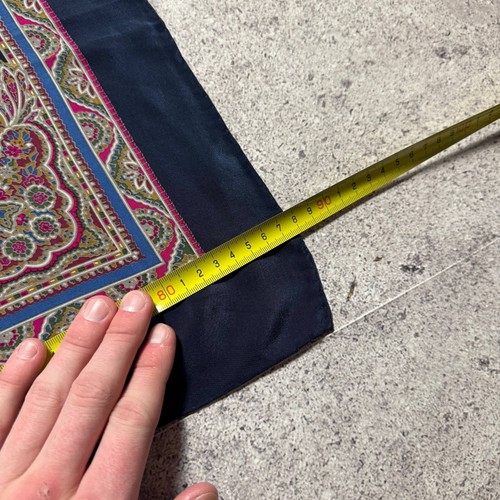 Yves Saint Laurent 100% Silk Graphic Printed Vintage Scarf, $45 - Photo 12