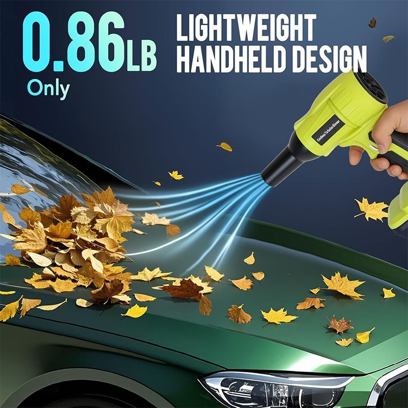 350W Cordless Jobsite Leaf Blower For Ryobi 18V  Blower Jet Fan