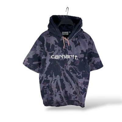 Carhartt WIP Embroidered Logo Hoodie Short Sleeve Men s Size S