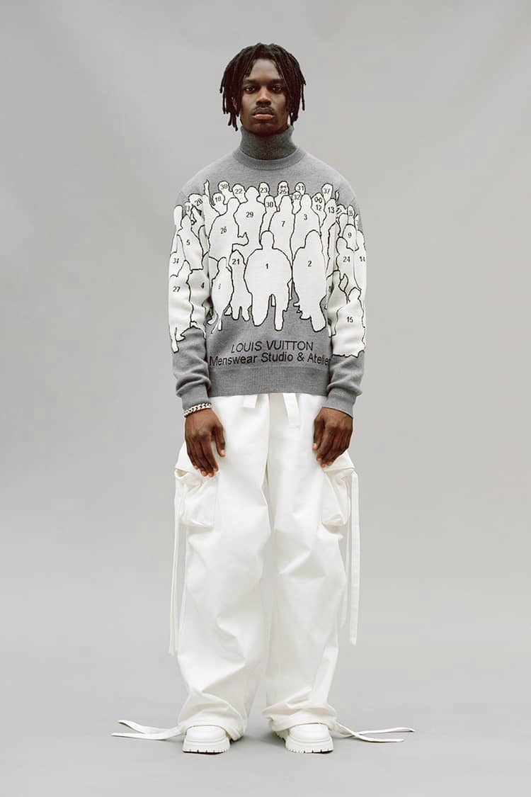 LOUIS VUITTON 2020SS Virgil Abloh Studio Atelier Jacquard Knit