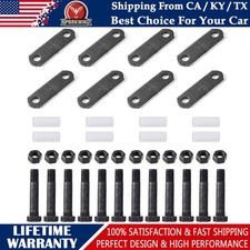 2Pack Racewill Trailer Shackle Kit Tandem Axle Trailer Kit For Double Eye Spring