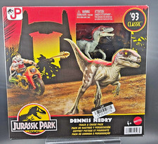 Jurassic Park Dennis Nedry 93 Classic Track & Chase Pack Velociraptor Figure Set