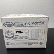Master Flow PVM105 Replacement Power Vent Motor for EGV5 ERV4 ERV5 PR1 PR2, B