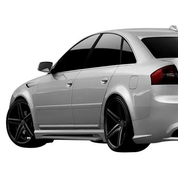 For Audi A6 Quattro 98-04 Side Skirt Rocker Panels CT-R Style Fiberglass Side - Изображение 2 из 4