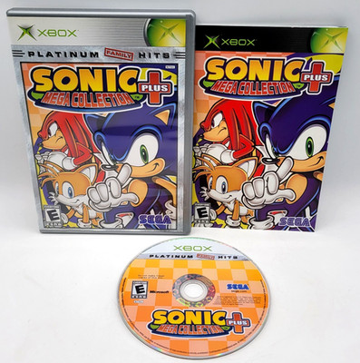 Sonic Mega Collection Plus (Xbox, 2004) CIB COMPLETE IN BOX