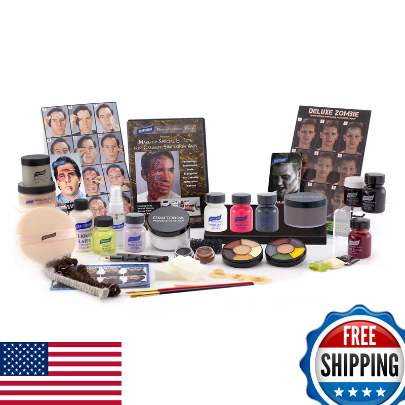 Graftobian Special Fx Trauma Pro Sfx Makeup Kit - Made In Usa - Professional