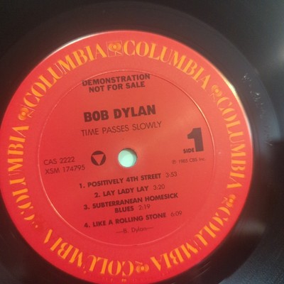 Bob Dylan Biograph 5 Record Album LP Set With Book 1985 CBS