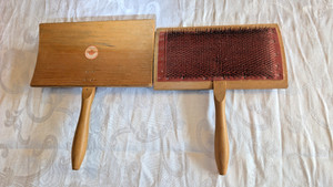 Hand Carder Set for Wool/Cotton- Knitting/Wool/Spinning