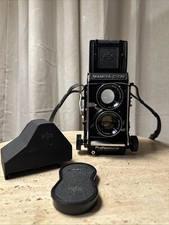 Mamiya C330 Professional TLR Medium Format Film Camera W/ 80mm Lens 2.8 Blue Dot