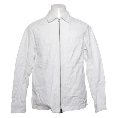 H&M, Oberhemd, Herren, Größe: S, Weiß, Baumwolle, Einfarbig #Bfg