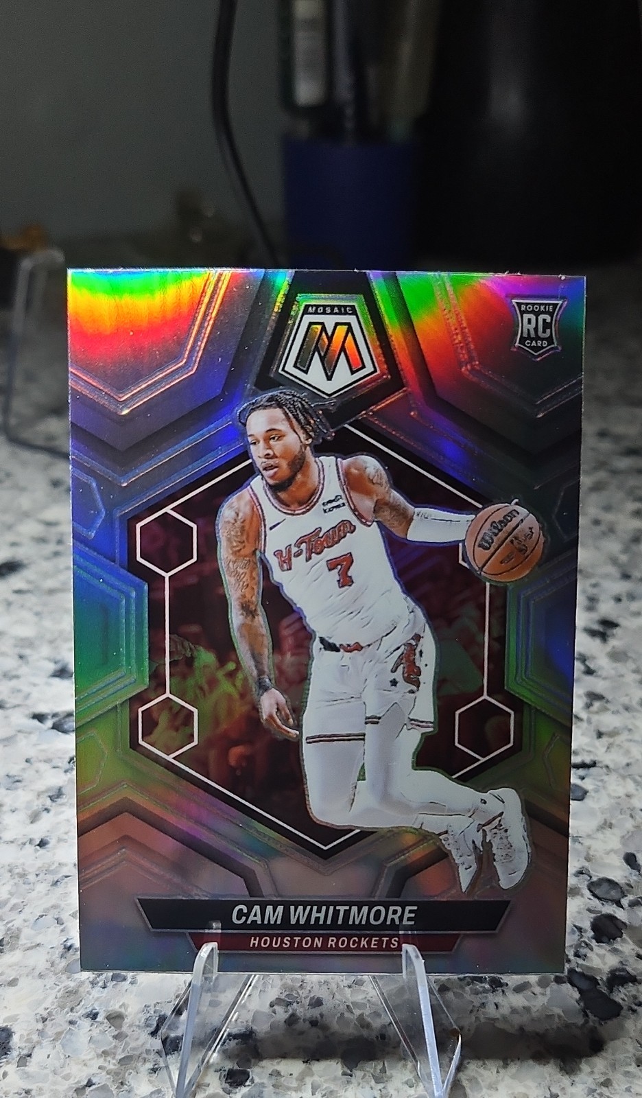 2023-24 Panini Mosaic - Rookies Cam Whitmore #217 Silver Prizm (RC)