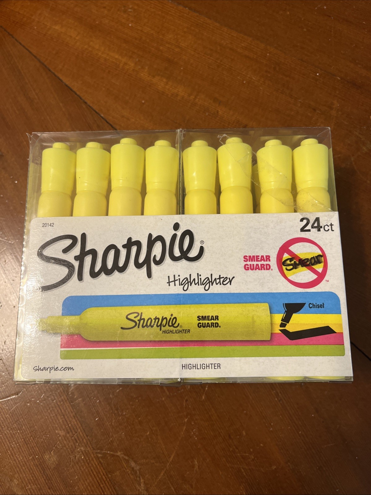 S Fluorescent Yellow, 24 Count Vintage