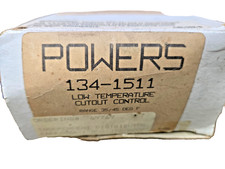 SIEMENS POWERS 134-1511 POWERS CONTROL LOW TEMPERATURE HVAC CUTOUT CONTROL NEW