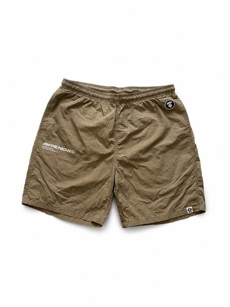 Men AAPE Shorts Beige Nylon L