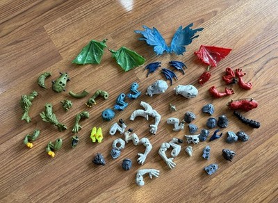 Mixed Lot of Mega Construx Breakout Beasts Parts & Replacemen Pieces ~Incomplete
